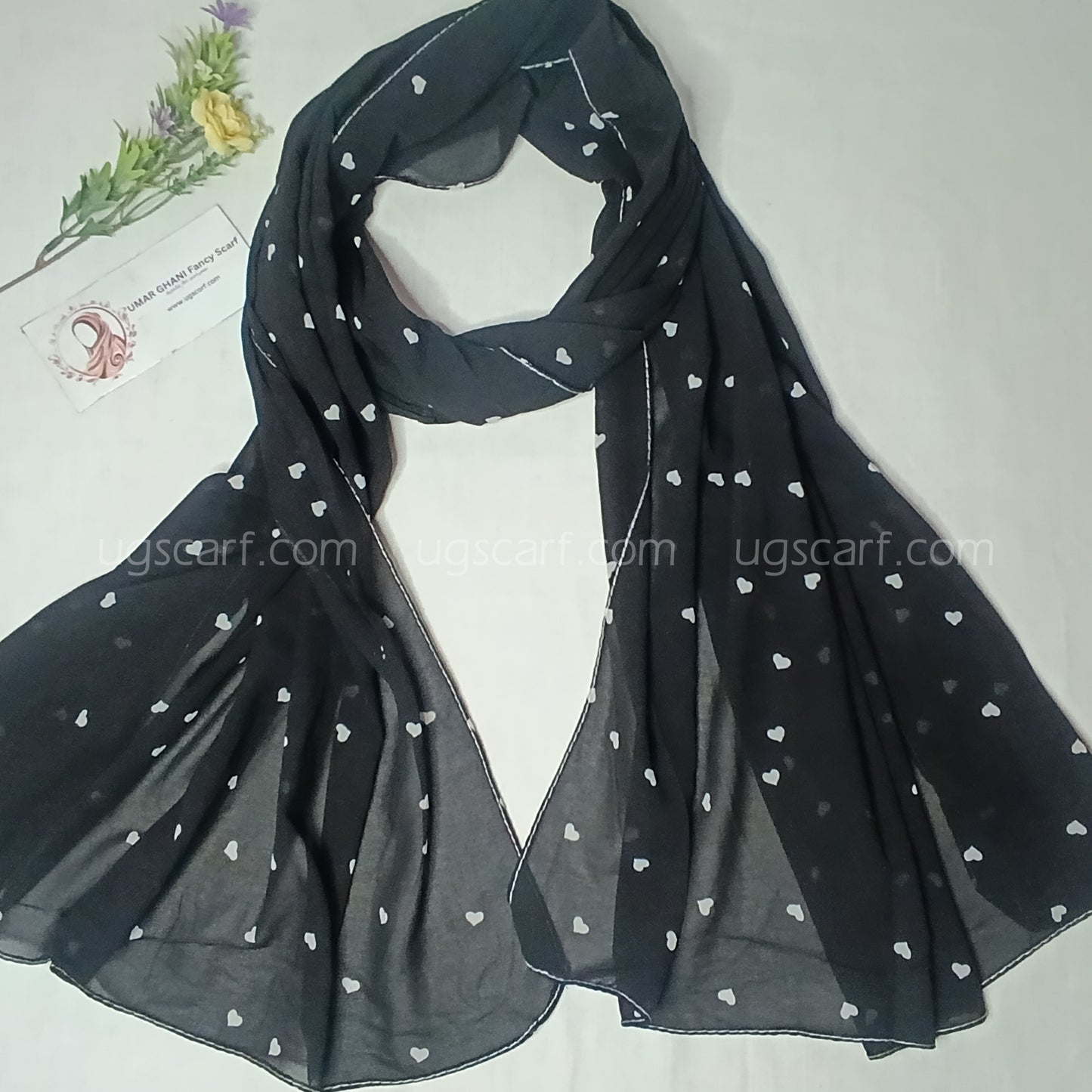 Imported Random Chiffon Printed Hijab Scarf