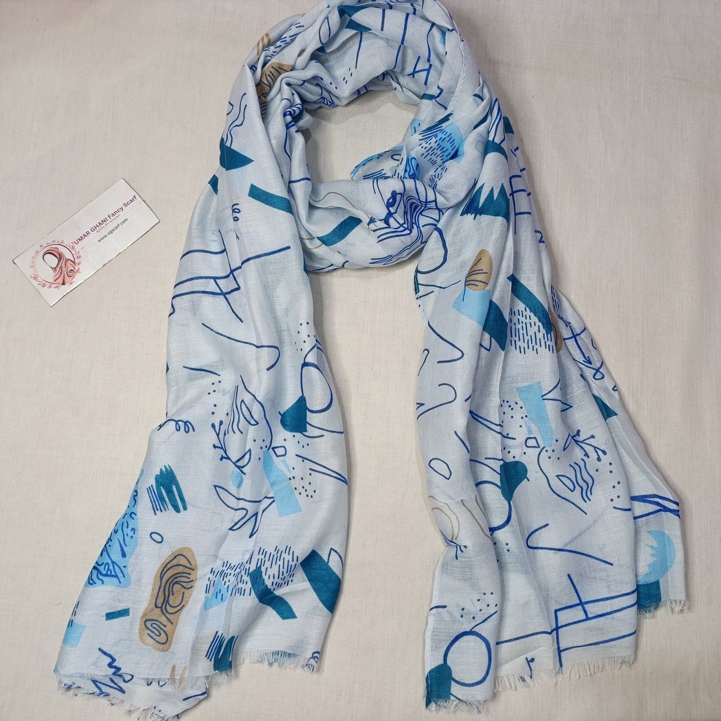 Imported Soft Printed Lawn Hijab Scarf