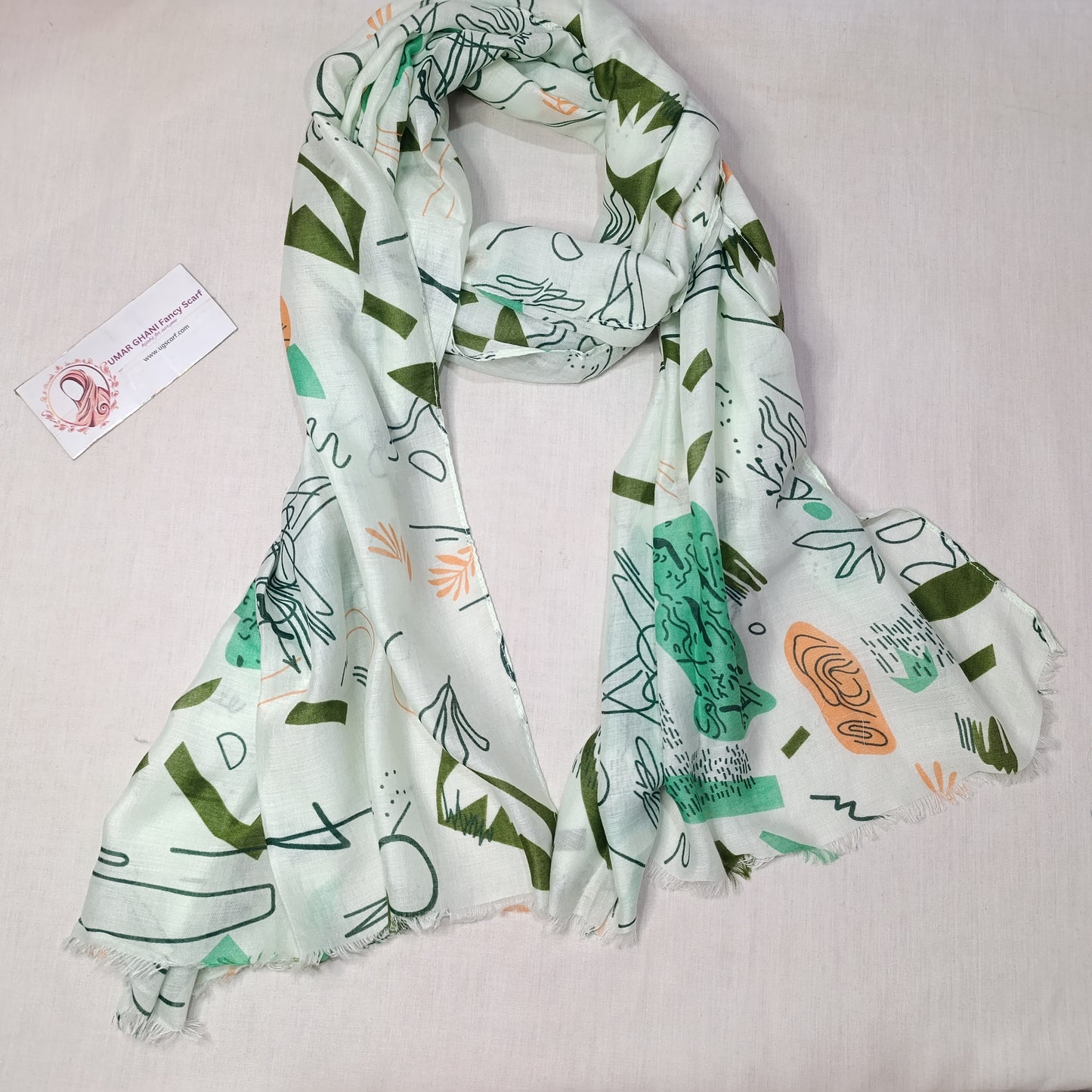 Imported Soft Printed Lawn Hijab Scarf