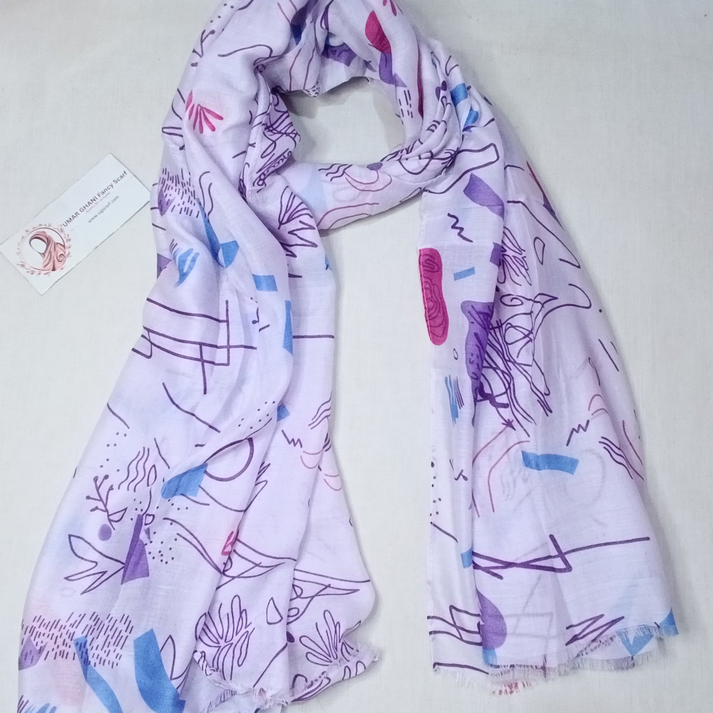 Imported Soft Printed Lawn Hijab Scarf