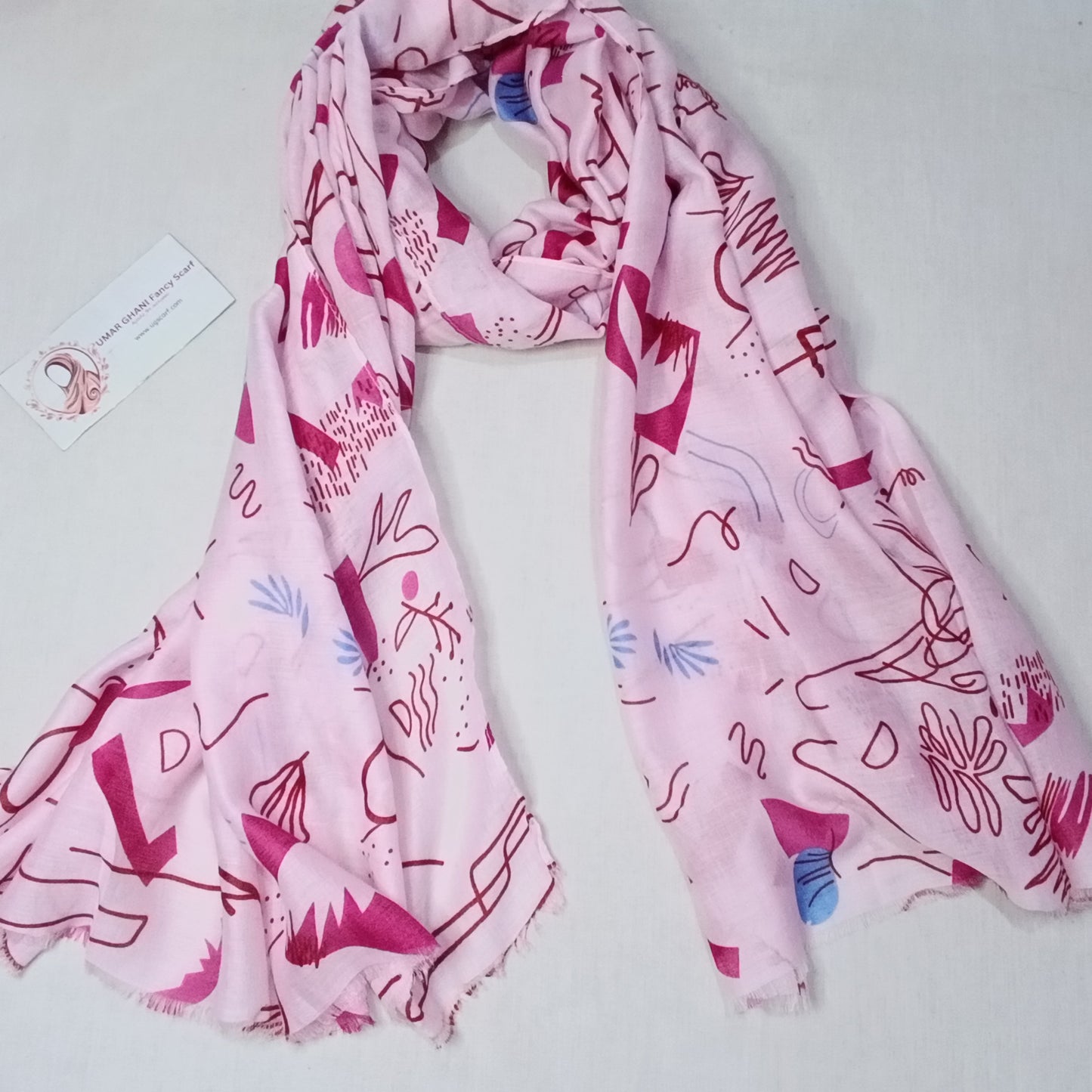 Imported Soft Printed Lawn Hijab Scarf