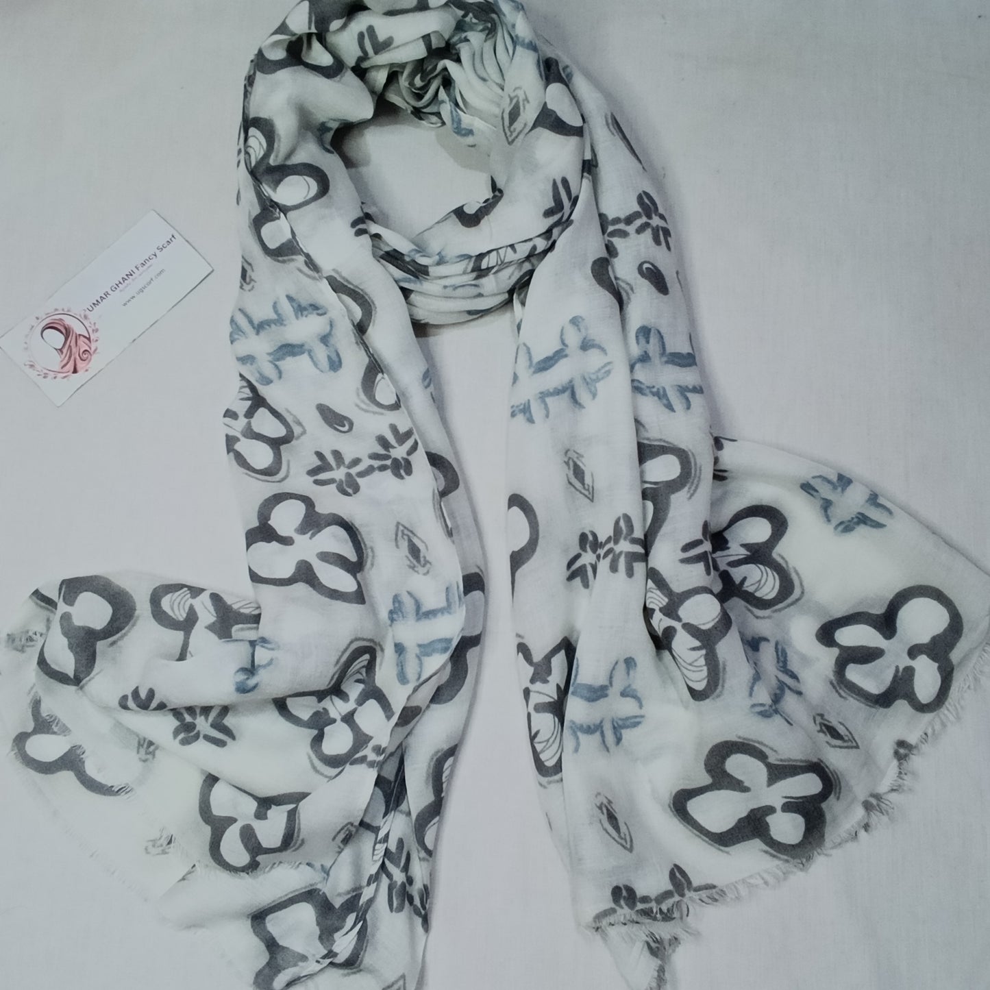 Imported Soft Printed Lawn Hijab Scarf