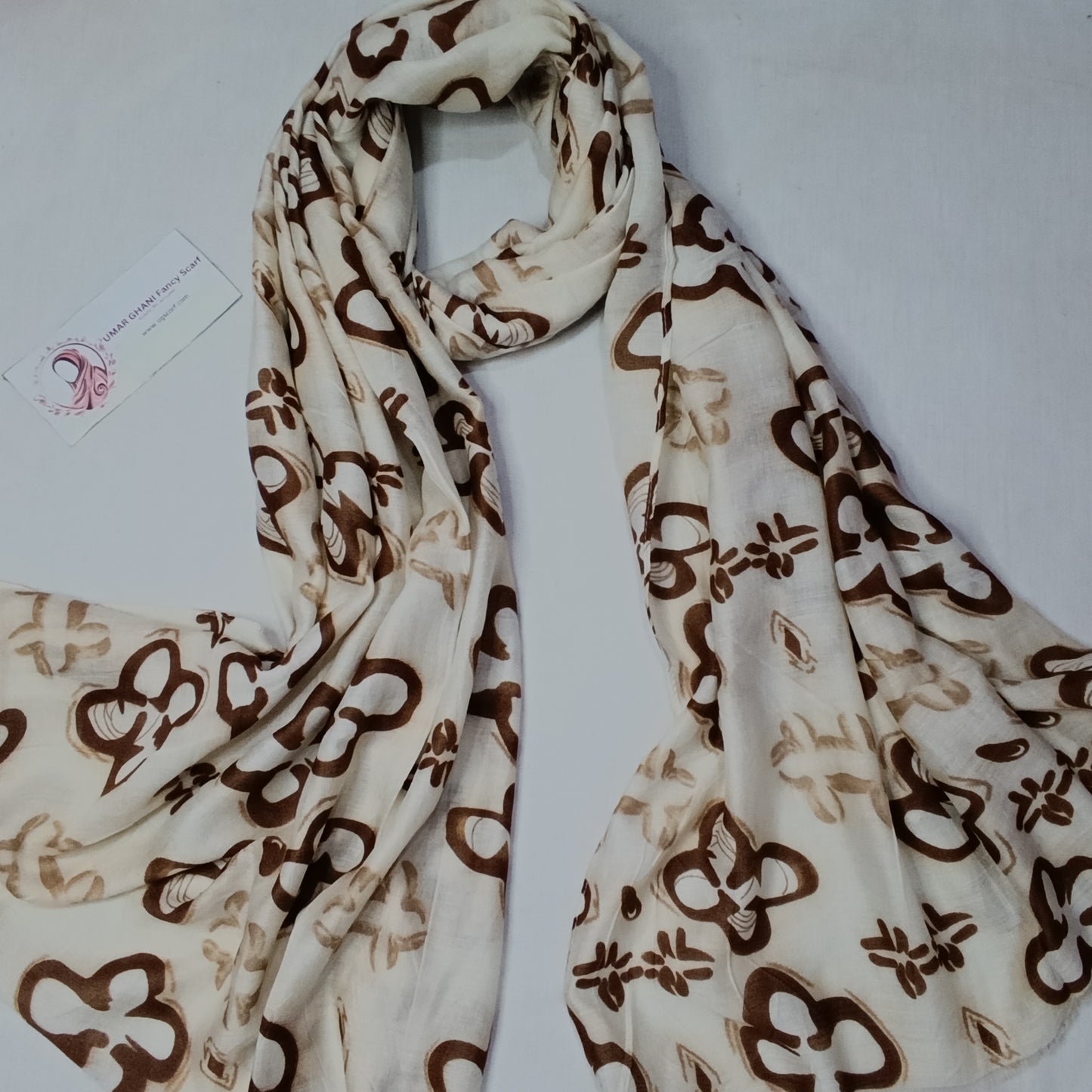 Imported Soft Printed Lawn Hijab Scarf