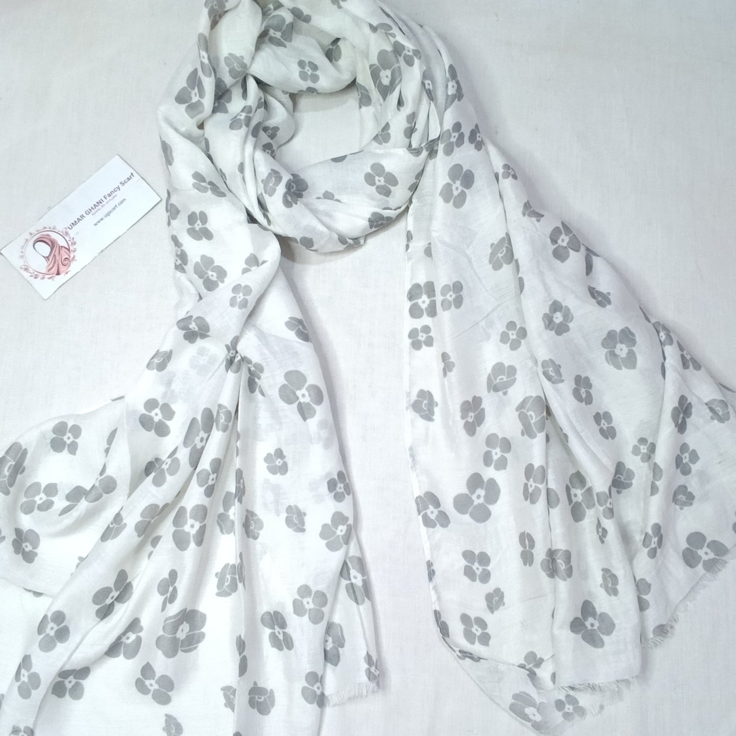 Imported Soft Printed Lawn Hijab Scarf