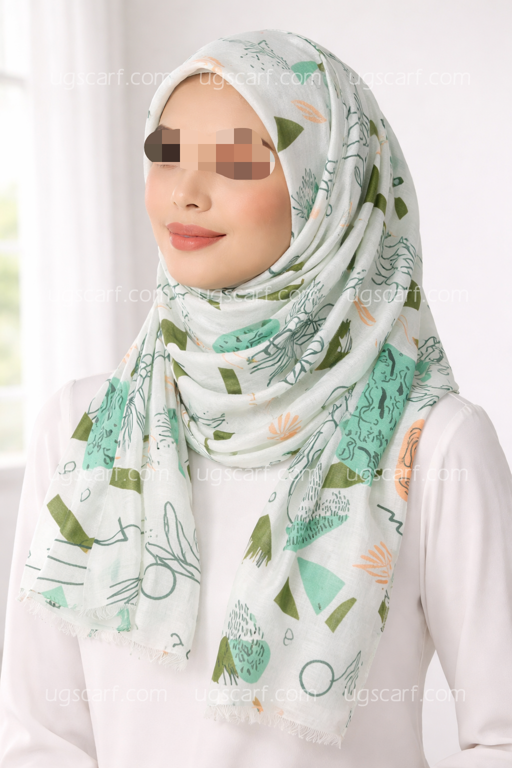 Imported Soft Printed Lawn Hijab Scarf
