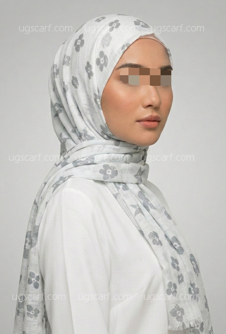 Imported Soft Printed Lawn Hijab Scarf
