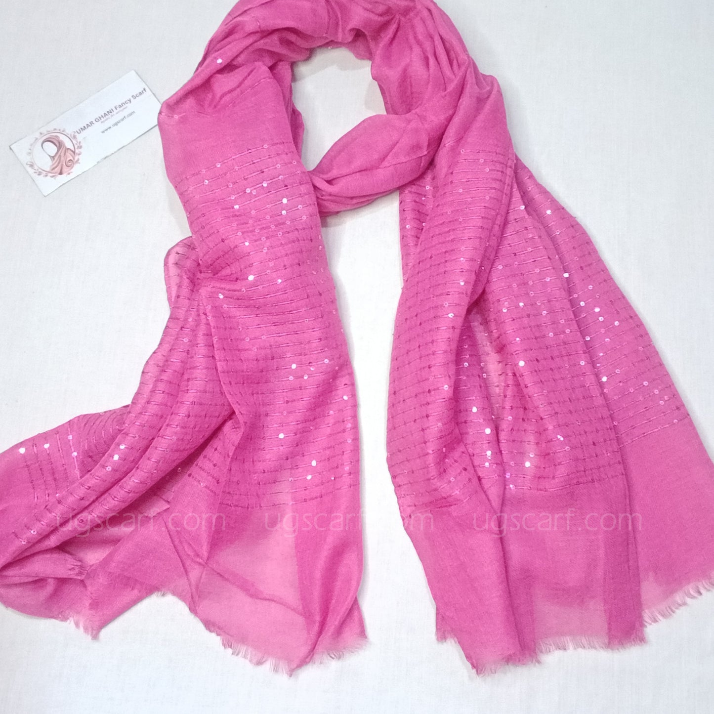 Imported Lawn Sitarah (Sequence) Hijab Scarf