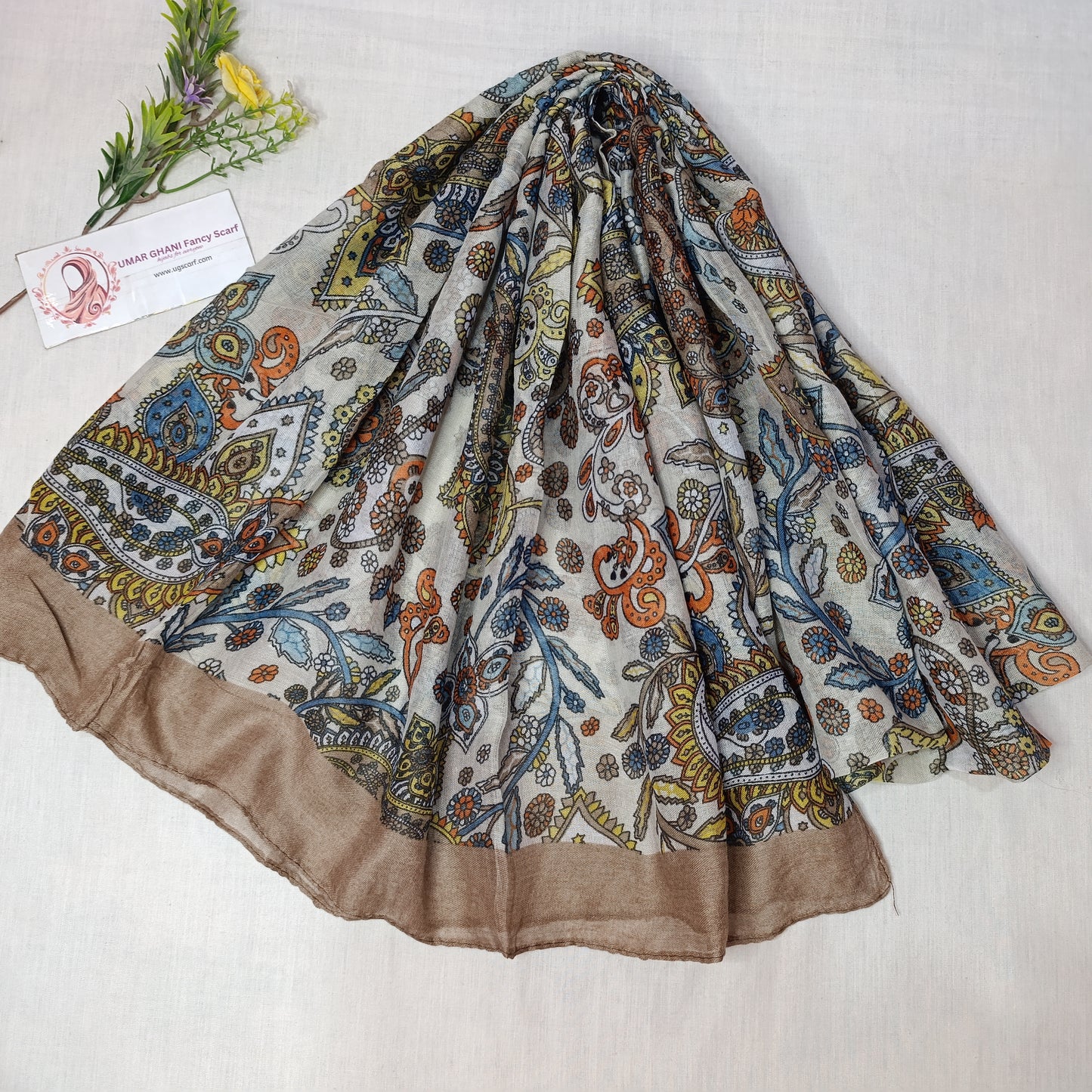 Imported Random Lawn Print Hijab Scarf