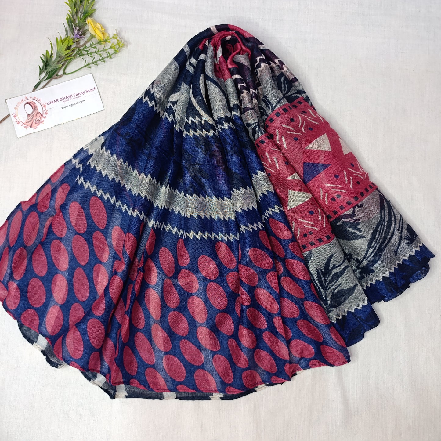 Imported Random Lawn Print Hijab Scarf