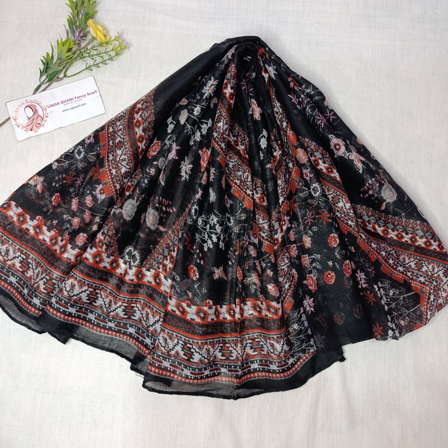 Imported Random Lawn Print Hijab Scarf
