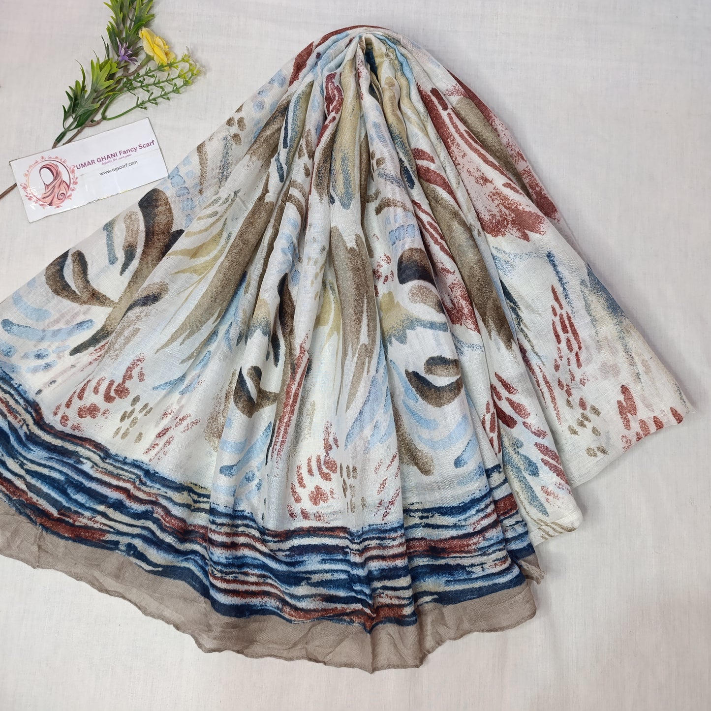 Imported Random Lawn Print Hijab Scarf