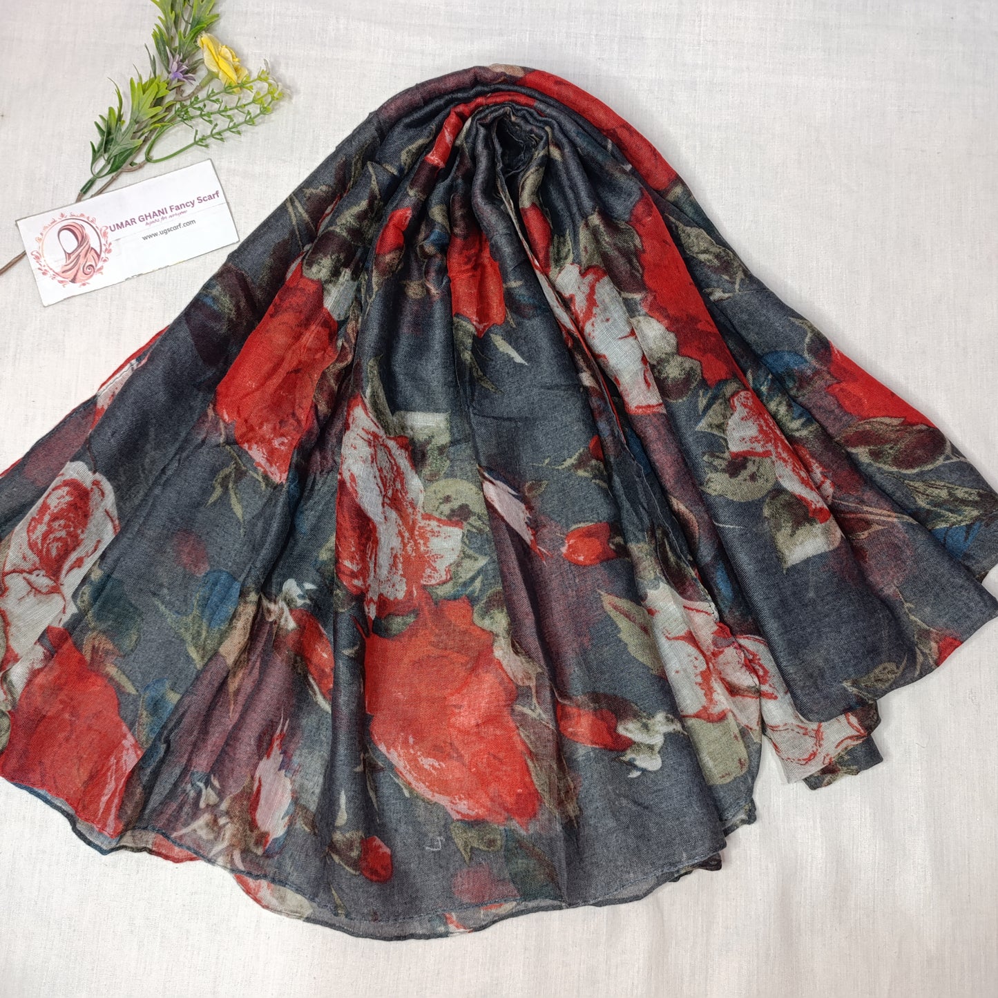 Imported Random Lawn Print Hijab Scarf