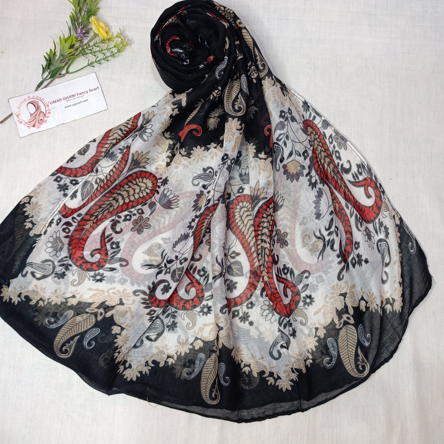 Imported Random Lawn Print Hijab Scarf