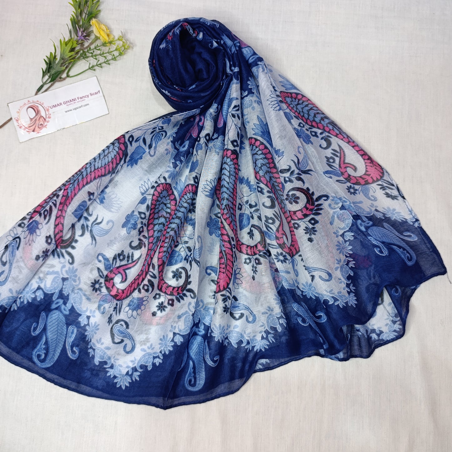 Imported Random Lawn Print Hijab Scarf