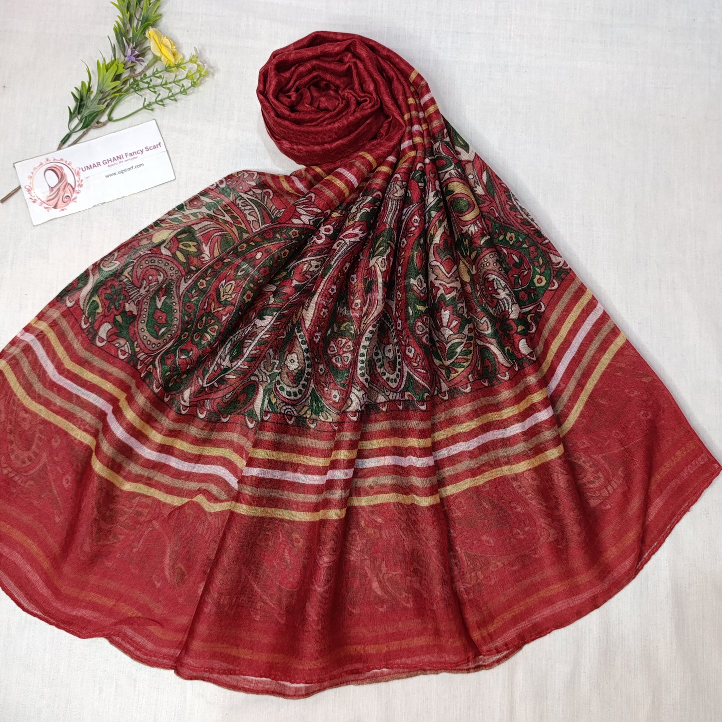 Imported Random Lawn Print Hijab Scarf