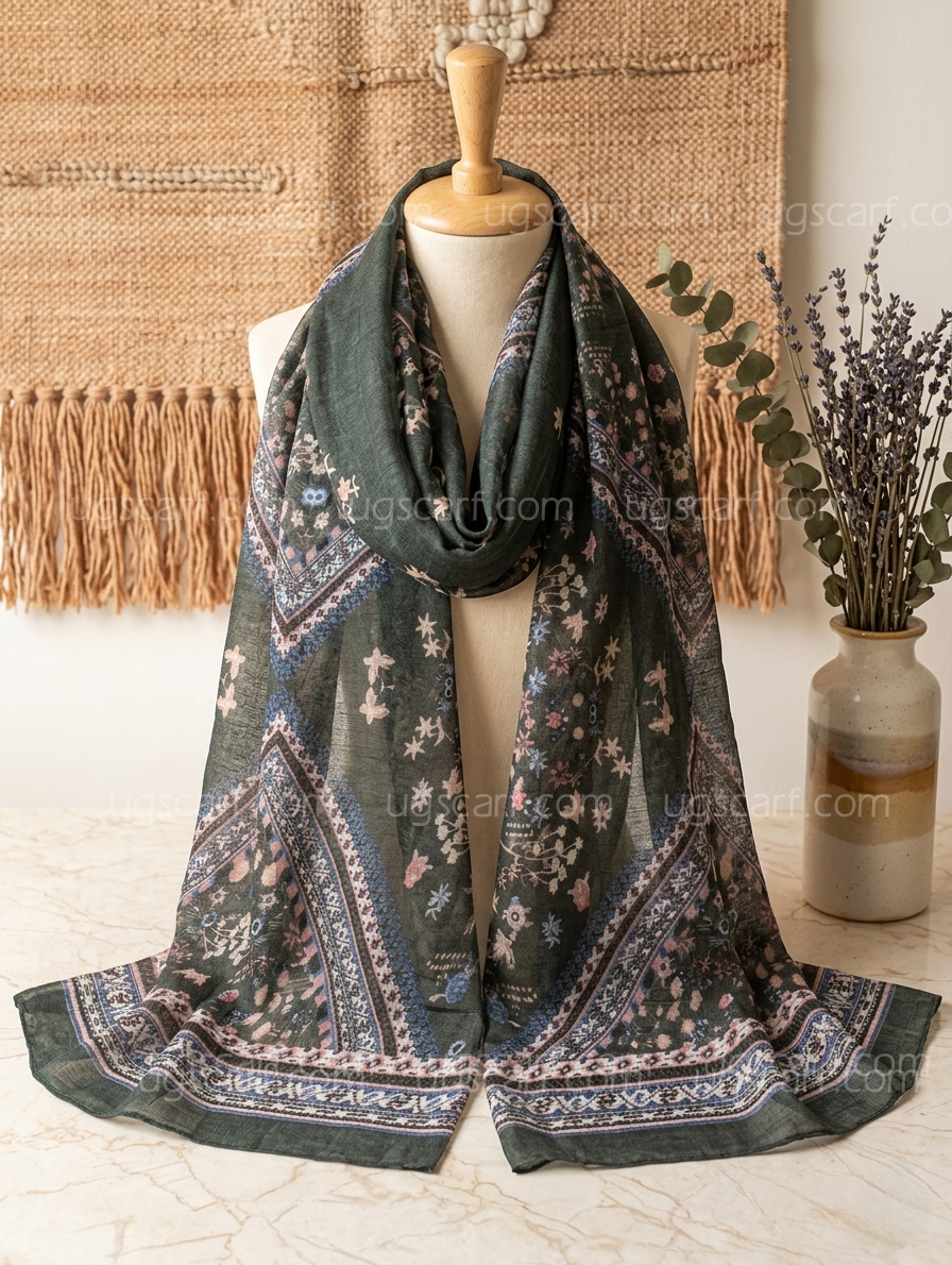 Premium Printed Lawn Scarf & Stole Collection - Elegant Everyday Hijabs