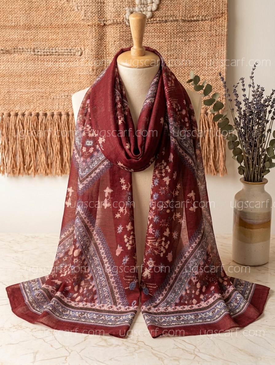 Premium Printed Lawn Scarf & Stole Collection - Elegant Everyday Hijabs