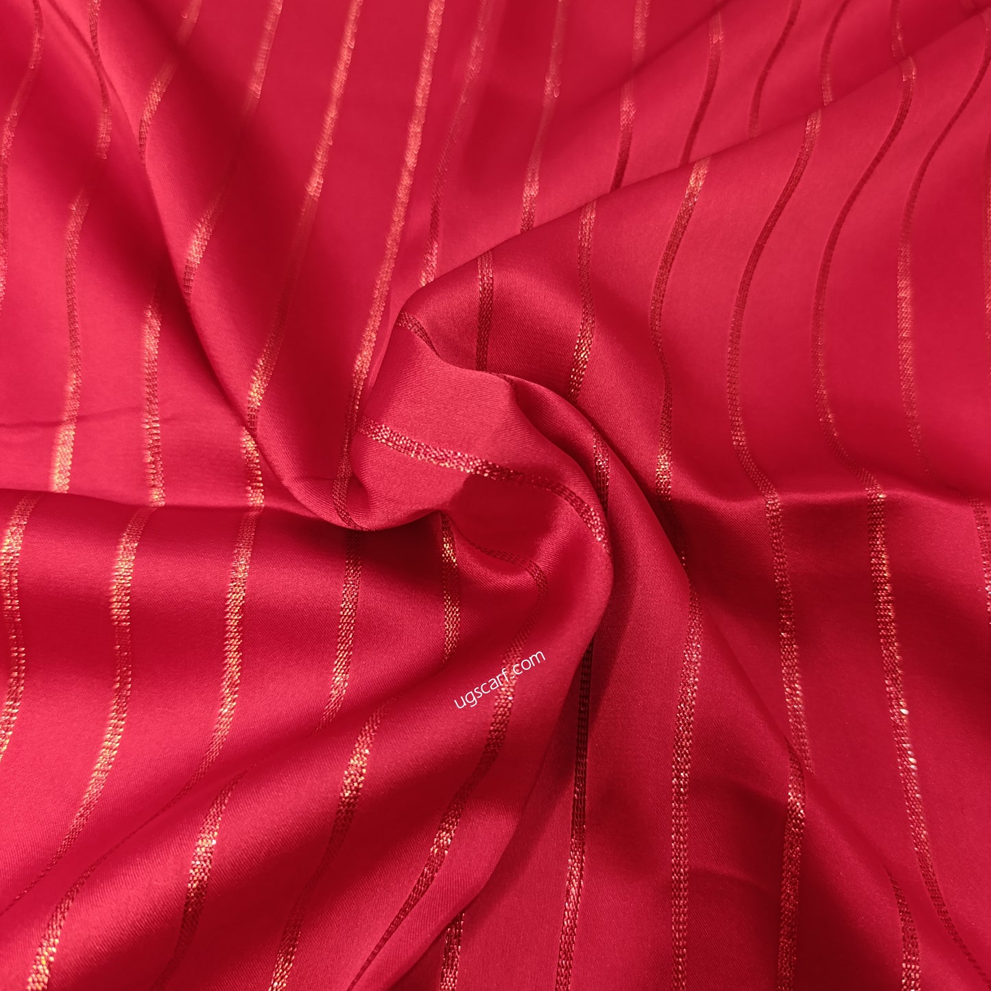 Premium Satin Silk Fancy Hijab Scarf, Metallic Striped Shimmer Stole