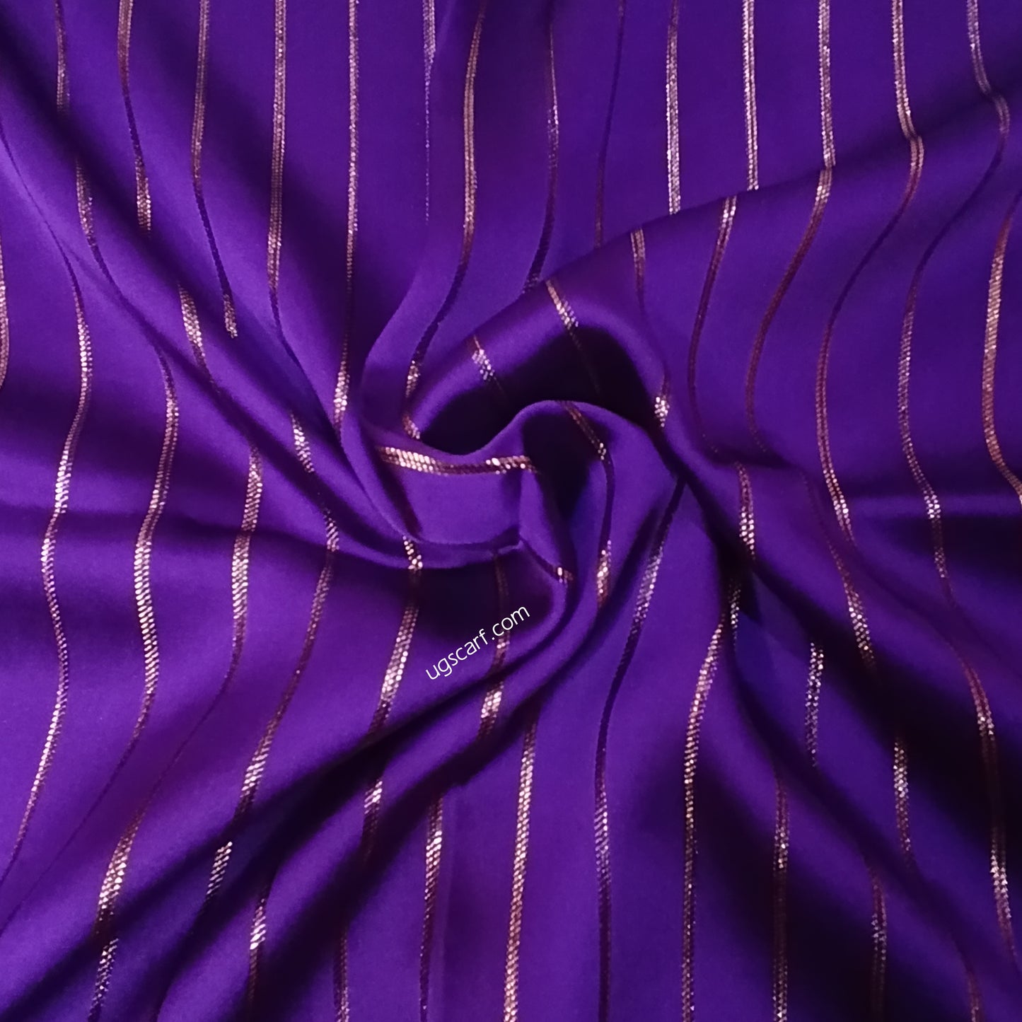 Premium Satin Silk Fancy Hijab Scarf, Metallic Striped Shimmer Stole