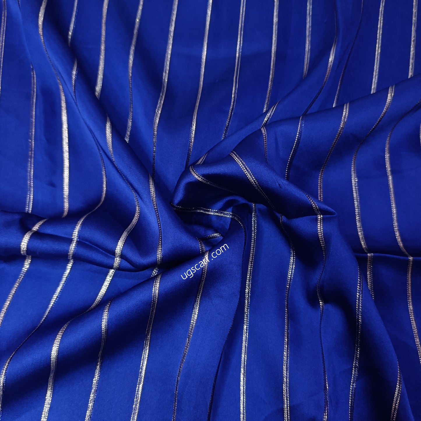 Premium Satin Silk Fancy Hijab Scarf, Metallic Striped Shimmer Stole