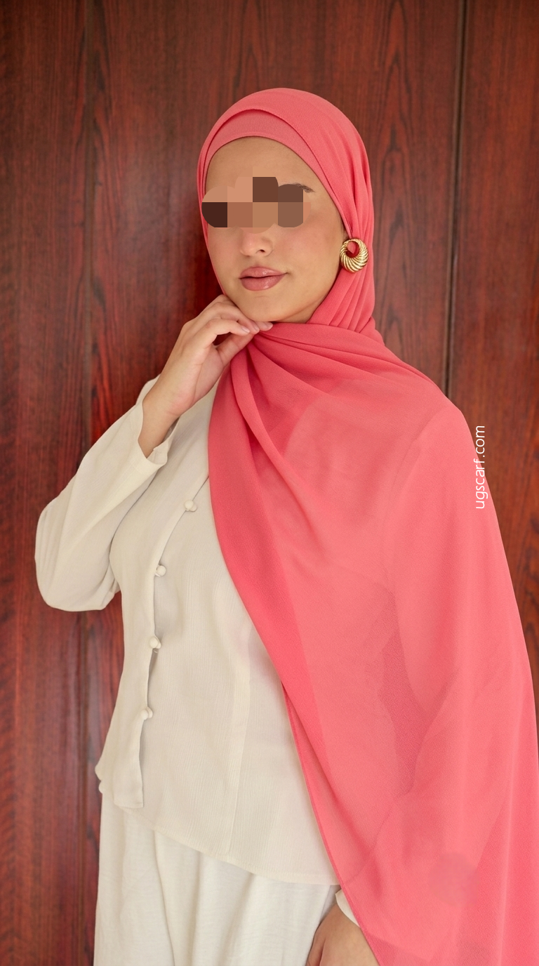 Premium Georgette Chiffon Scarf | Lightweight Everyday Hijab