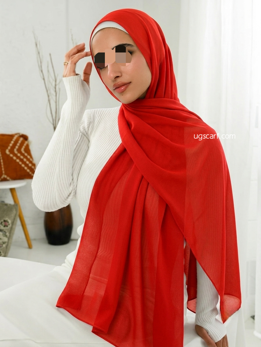 Premium Georgette Chiffon Scarf | Lightweight Everyday Hijab
