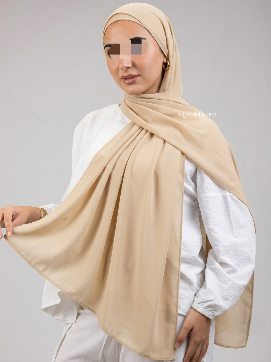 Premium Georgette Chiffon Scarf | Lightweight Everyday Hijab