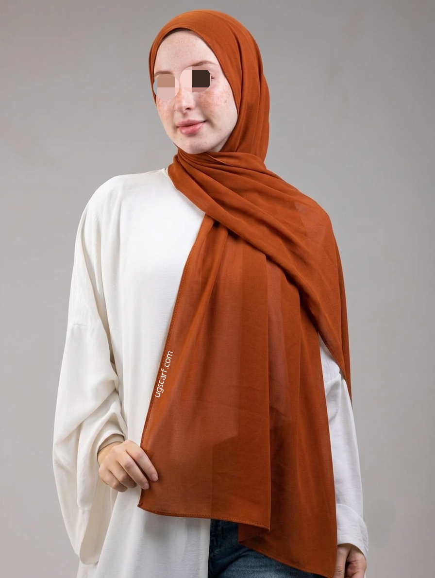 Premium Georgette Chiffon Scarf | Lightweight Everyday Hijab
