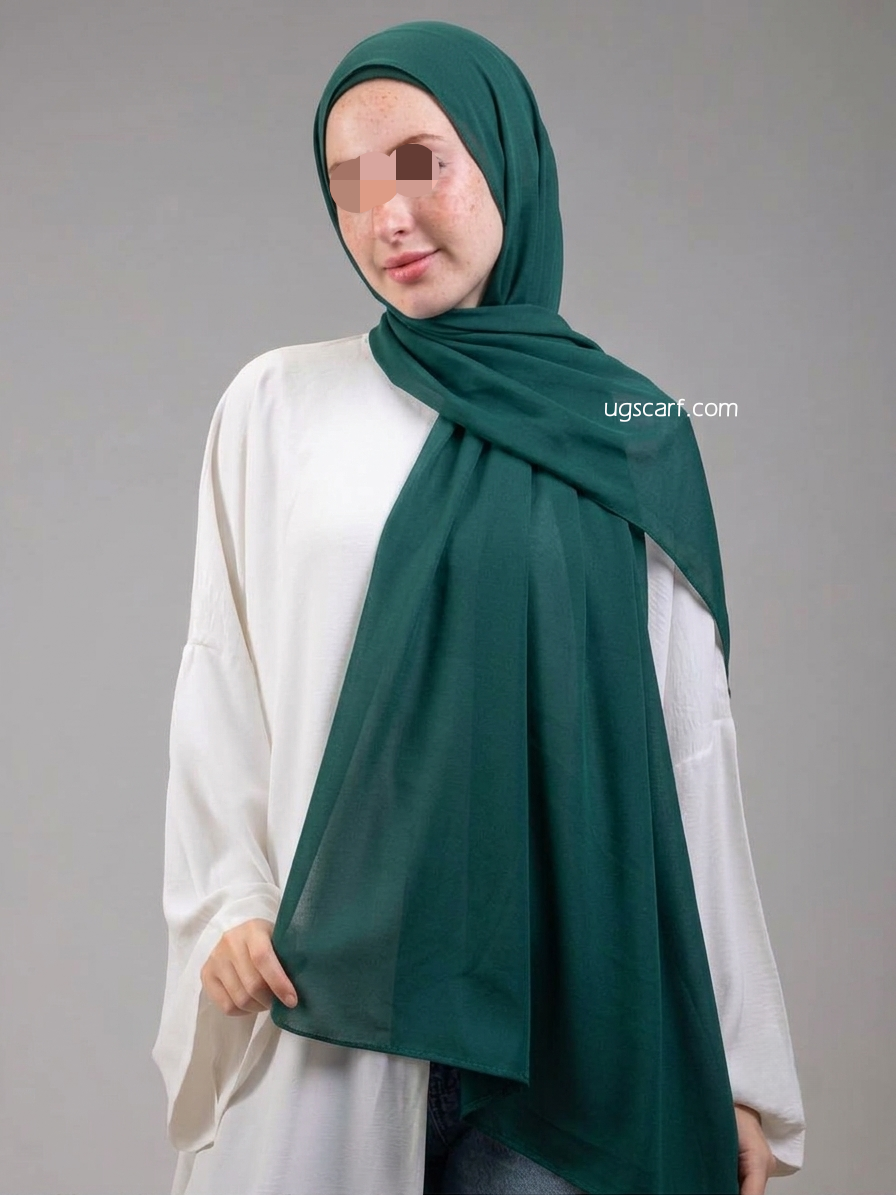 Premium Georgette Chiffon Scarf | Lightweight Everyday Hijab