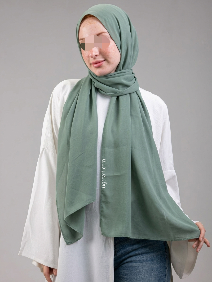 Premium Georgette Chiffon Scarf | Lightweight Everyday Hijab