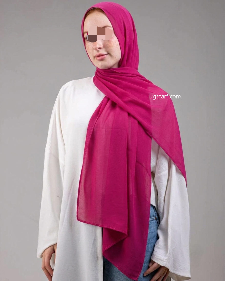 Premium Georgette Chiffon Scarf | Lightweight Everyday Hijab