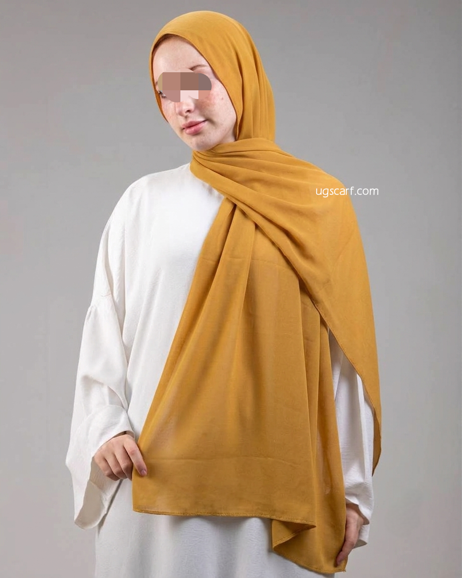 Premium Georgette Chiffon Scarf | Lightweight Everyday Hijab