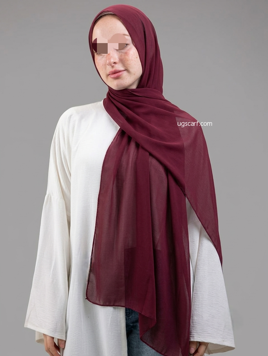 Premium Georgette Chiffon Scarf | Lightweight Everyday Hijab