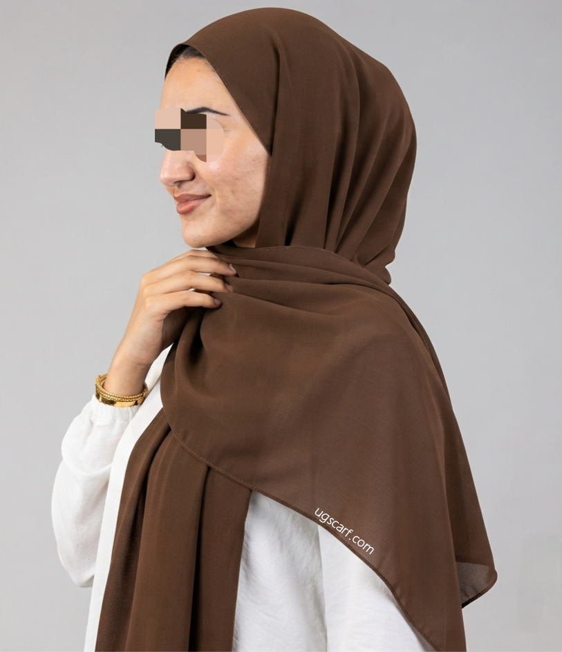 Premium Georgette Chiffon Scarf | Lightweight Everyday Hijab