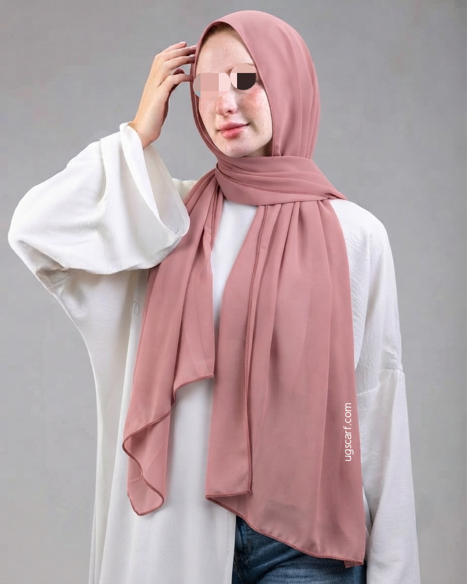 Premium Georgette Chiffon Scarf | Lightweight Everyday Hijab