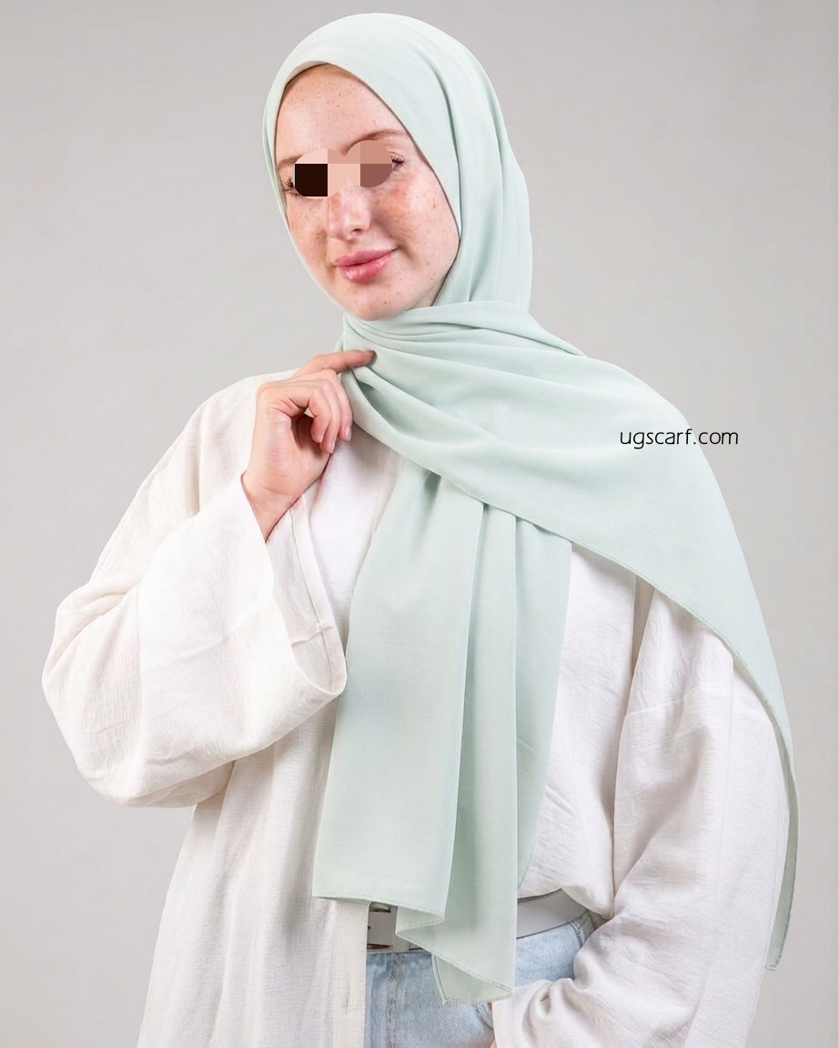 Premium Georgette Chiffon Scarf | Lightweight Everyday Hijab