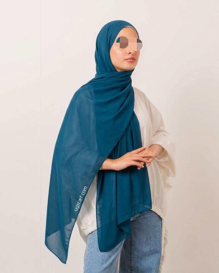 Premium Georgette Chiffon Scarf | Lightweight Everyday Hijab