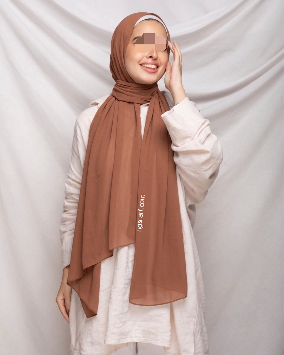 Premium Georgette Chiffon Scarf | Lightweight Everyday Hijab