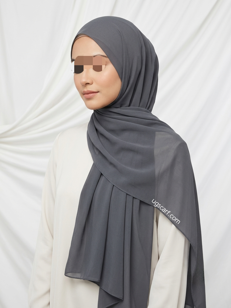 Premium Georgette Chiffon Scarf | Lightweight Everyday Hijab