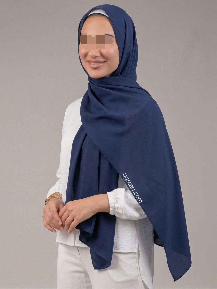 Premium Georgette Chiffon Scarf | Lightweight Everyday Hijab