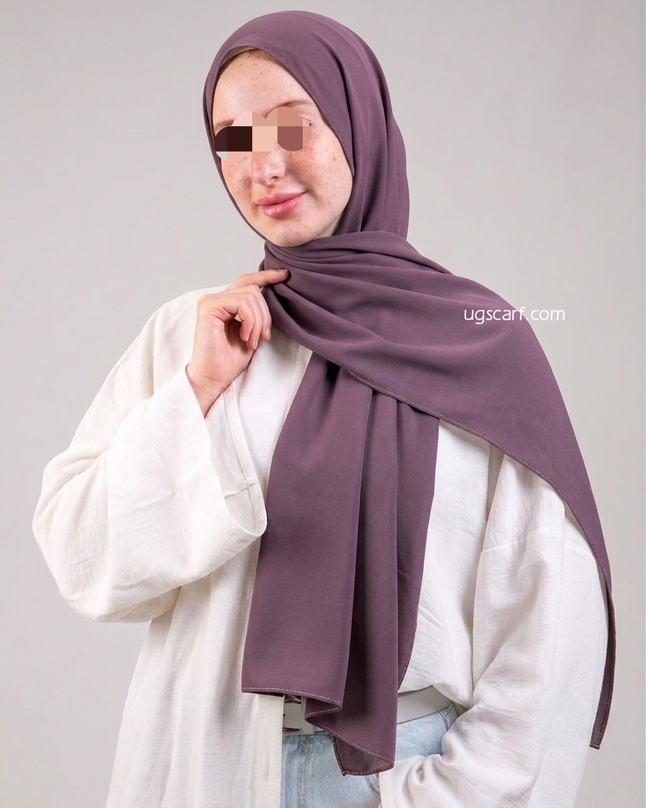 Premium Georgette Chiffon Scarf | Lightweight Everyday Hijab