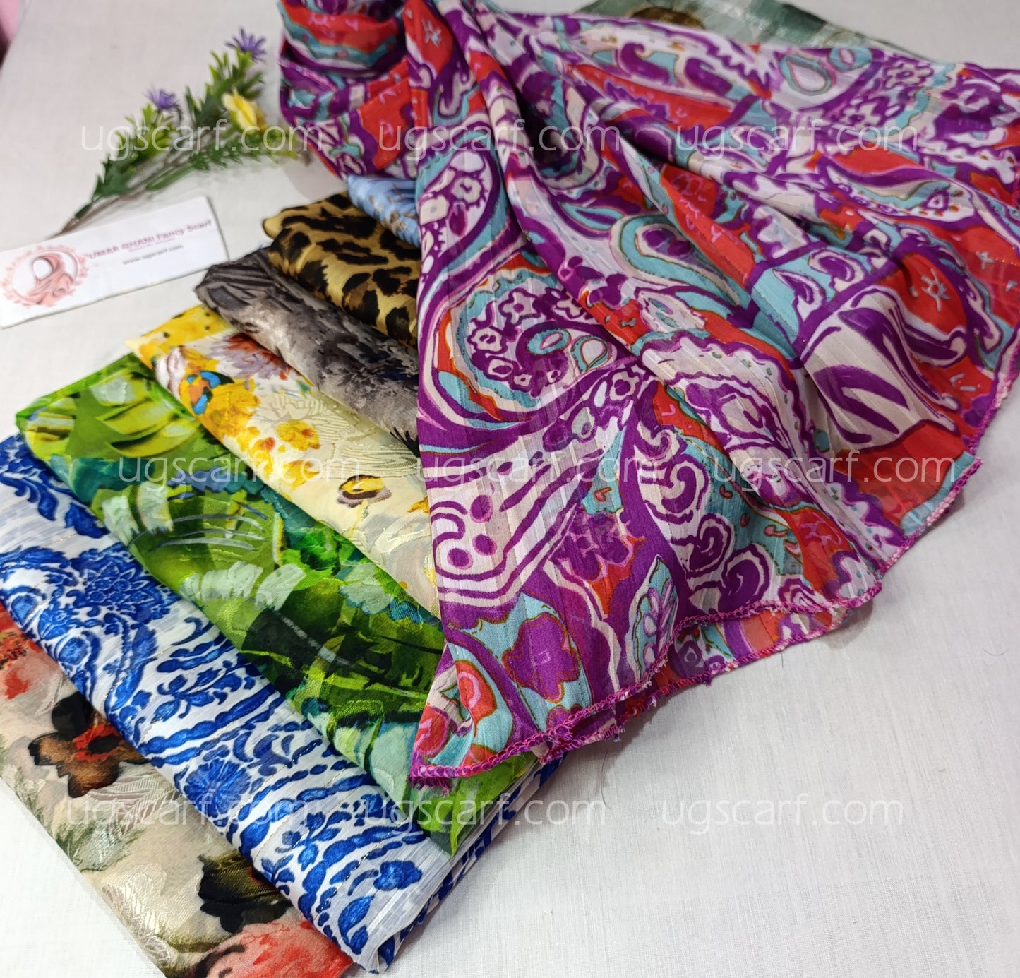 Premium Digital Print Chiffon Scarf