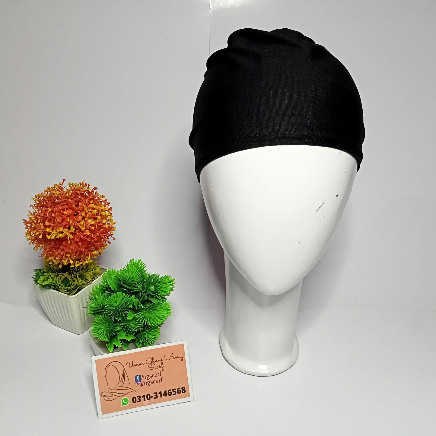 Cotton Viscose Jersey Plain HijabCaps