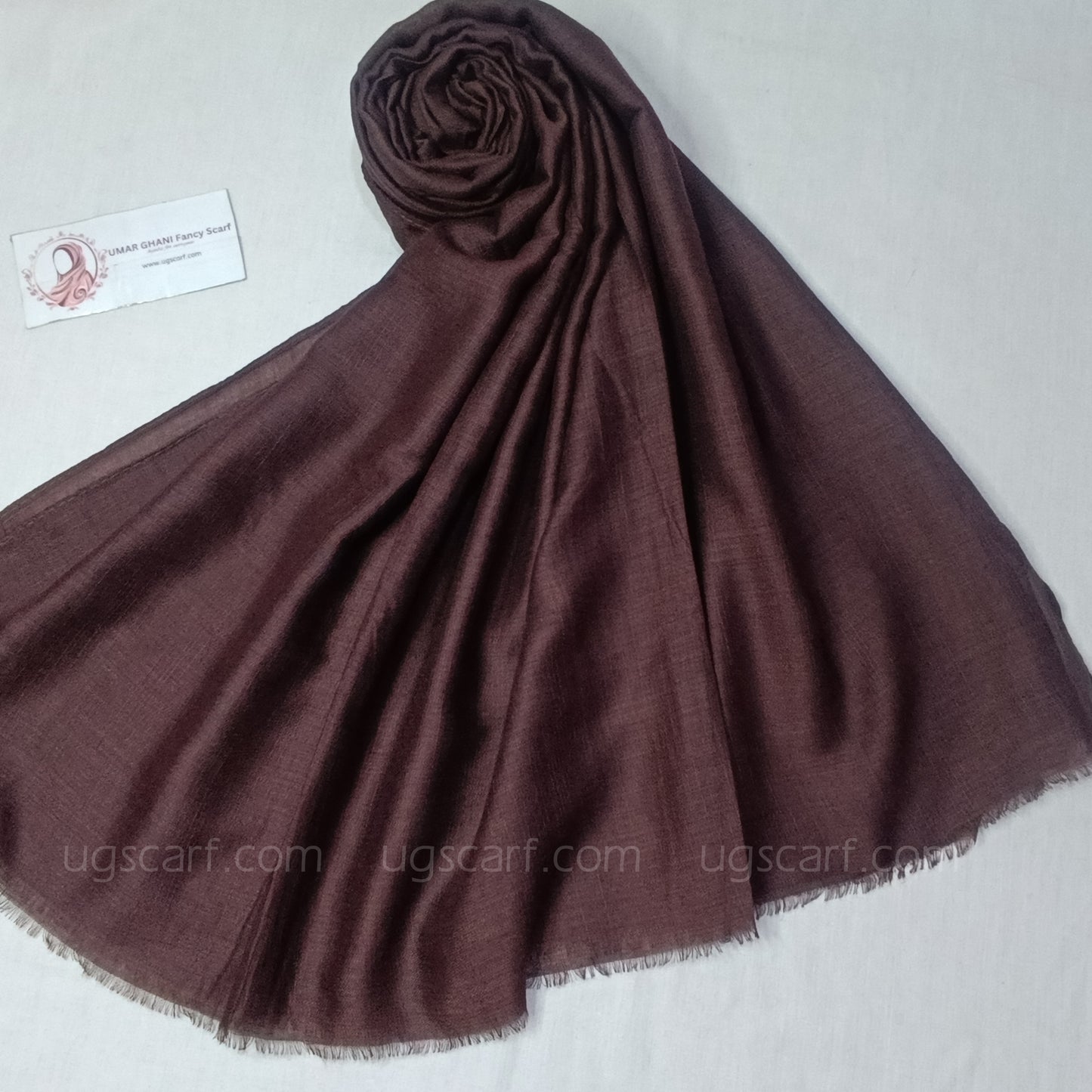 Imported Plain Cashmere Slub Lawn Bigger Size Hijab Scarf
