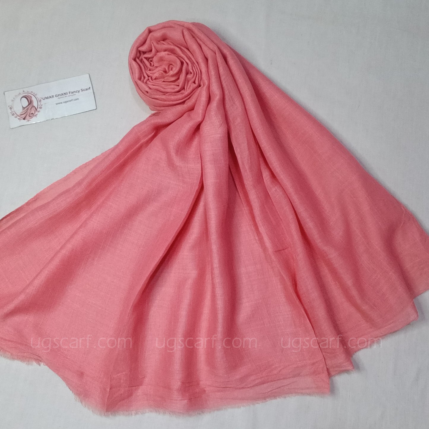 Imported Plain Cashmere Slub Lawn Bigger Size Hijab Scarf