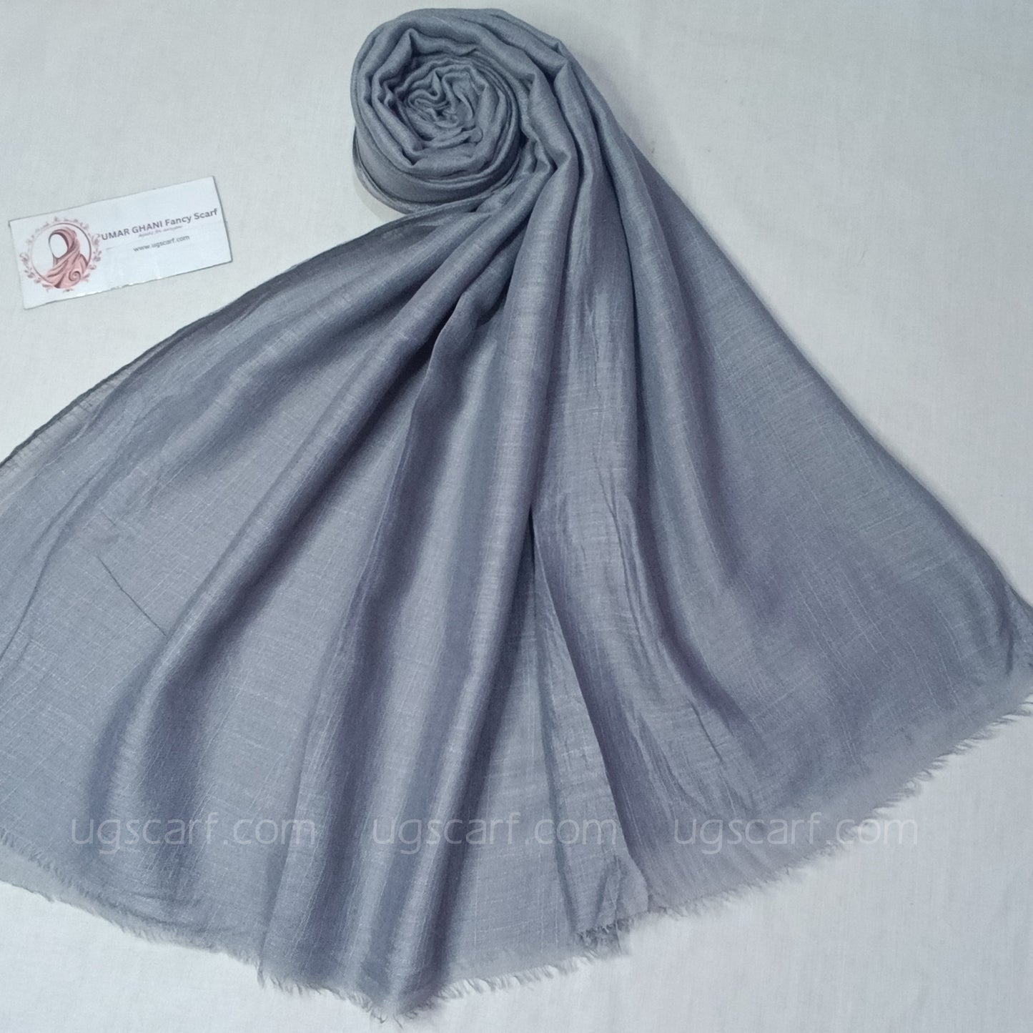 Imported Plain Cashmere Slub Lawn Bigger Size Hijab Scarf