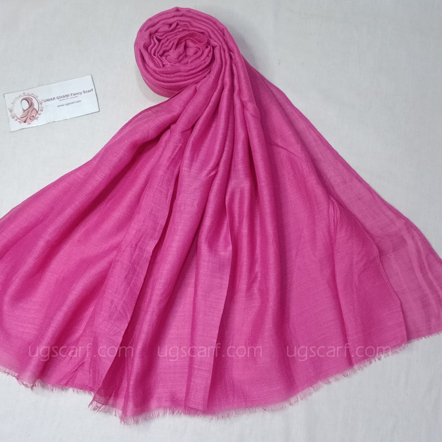 Imported Plain Cashmere Slub Lawn Bigger Size Hijab Scarf