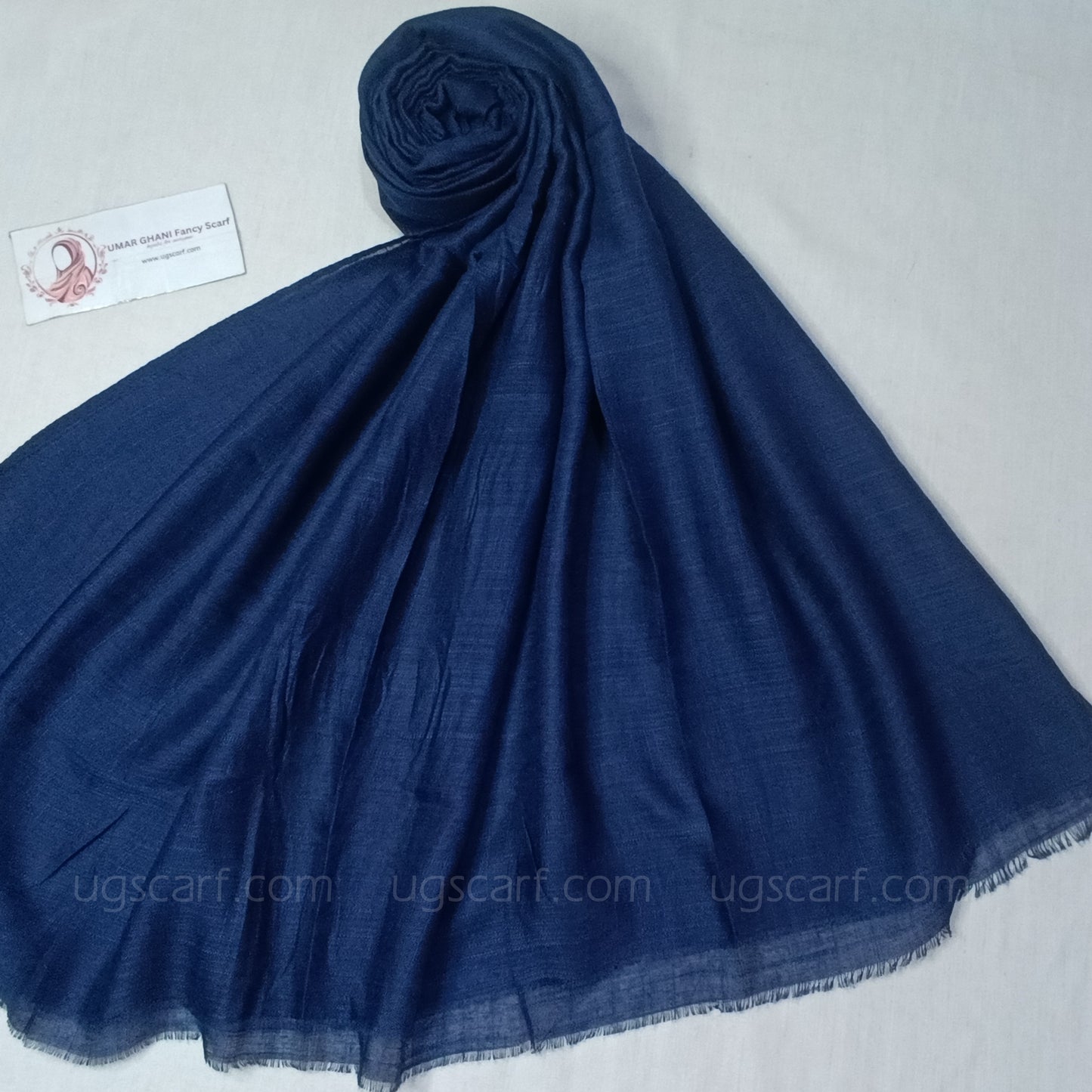Imported Plain Cashmere Slub Lawn Bigger Size Hijab Scarf