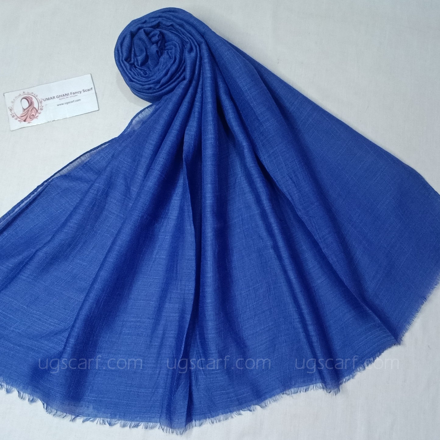 Imported Plain Cashmere Slub Lawn Bigger Size Hijab Scarf