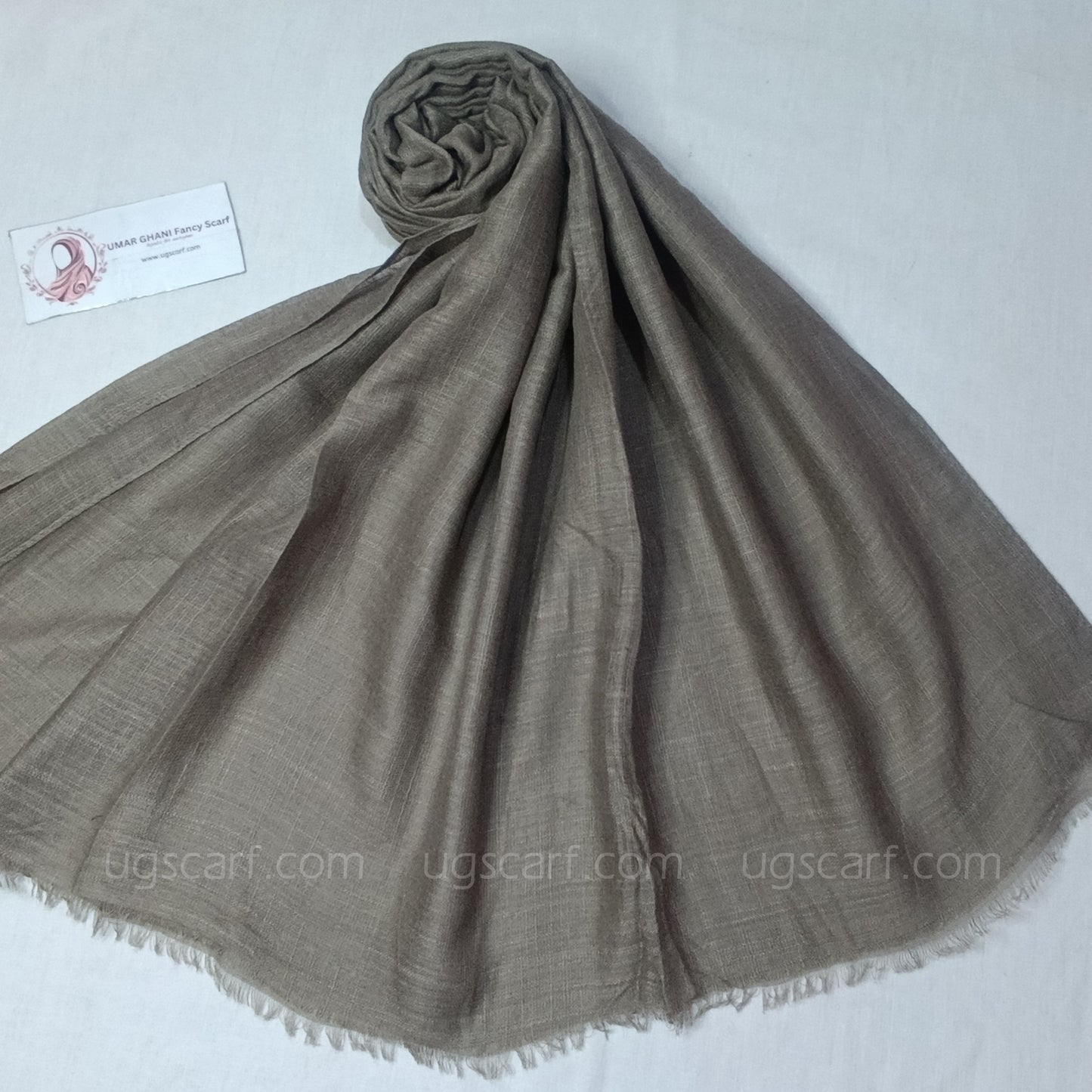 Imported Plain Cashmere Slub Lawn Bigger Size Hijab Scarf